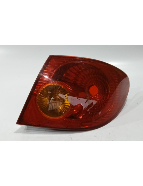 Lanterna Direita Corolla 2003 2004 2005 2006 2007 Direito/passageiro Vermelho Com Seção Âmbar