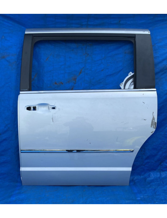 Porta Traseira Esquerda Town & Country 2008 A 2016 Traseira Esquerdo Prateado