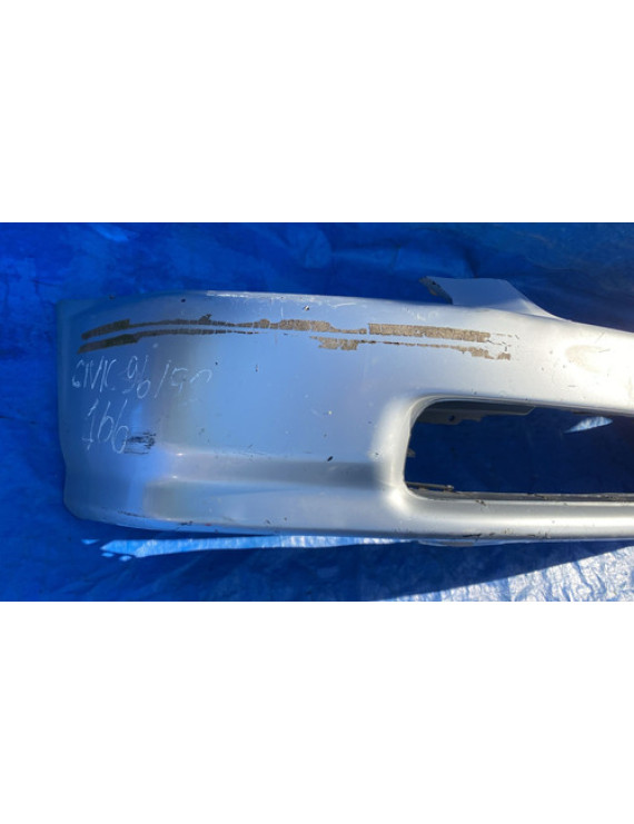 Parachoque Dianteiro Honda Civic 1996 1997 1998 / Detalhe Prateado