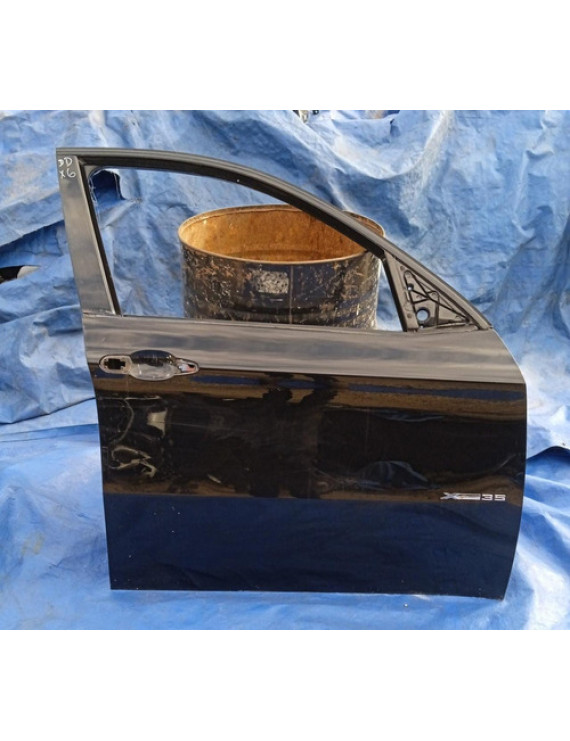 Porta Dianteira Direita Bmw X6 2010 2011 2012 2013 2014 2015 Preto