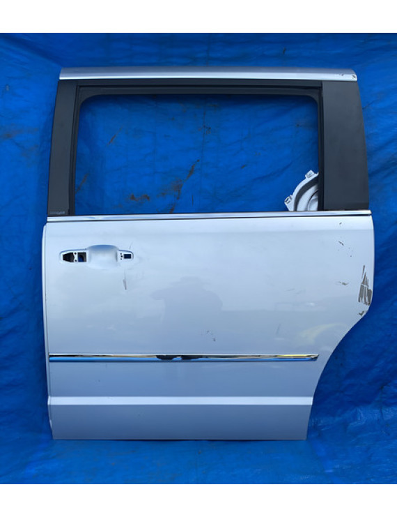 Porta Traseira Esquerda Town & Country 2008 A 2016 Traseira Esquerdo Prateado