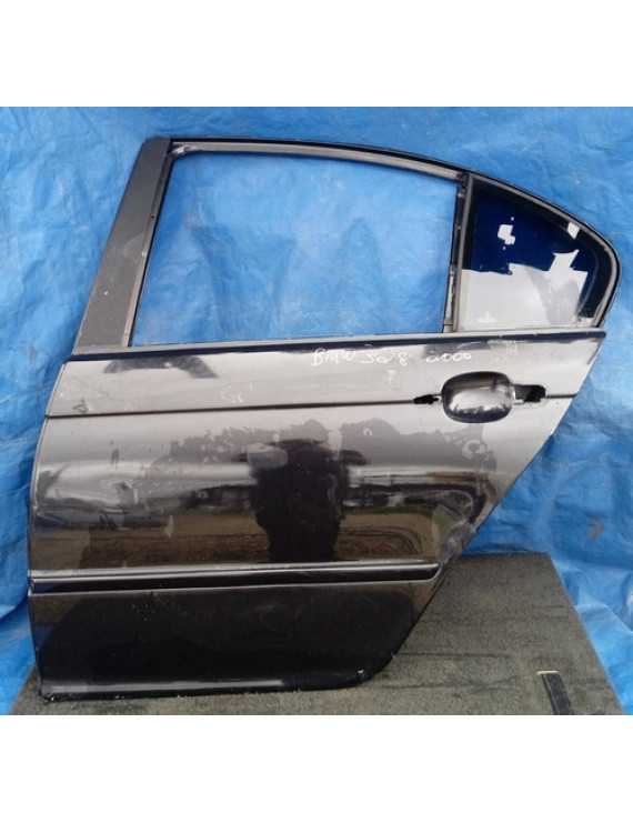 Porta Traseira Esquerda Bmw 328 1998 1999 2000 - 2006 Preto