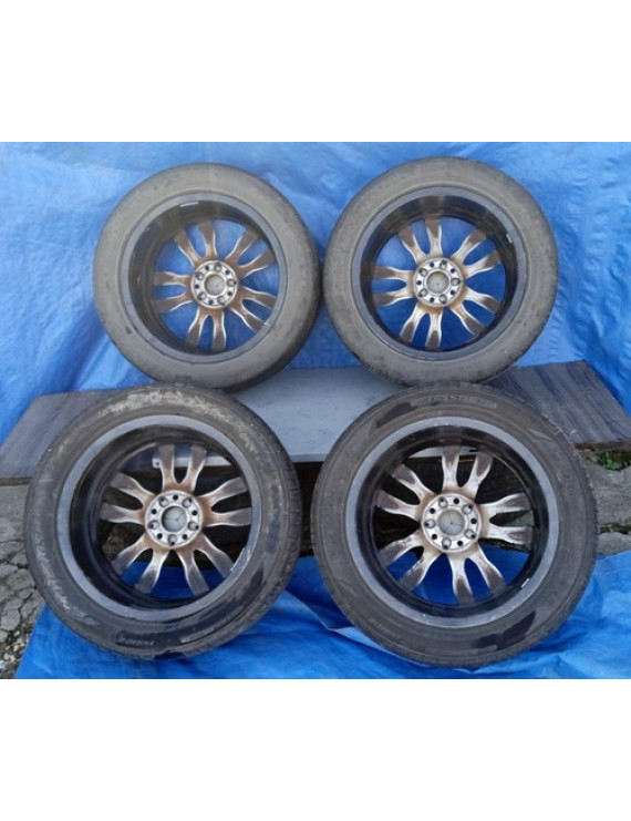 Jogo De Rodas Com Pneus Mercedes Gla200 2013 2014 2015 2016 Prateado