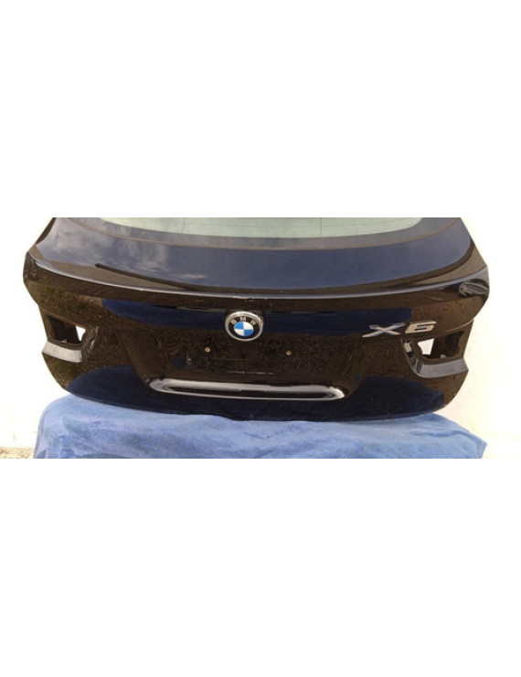 Tampa Traseira Bmw X6 2010 2011 2012 2013 2014 Preto