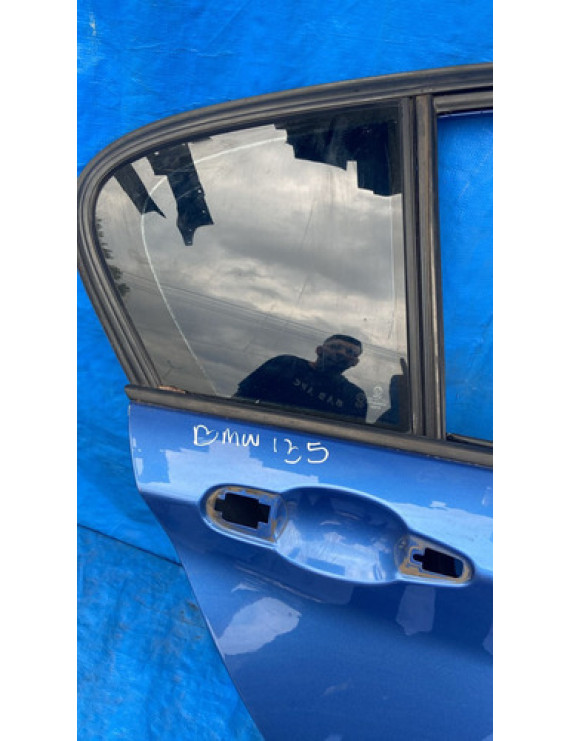 Porta Traseira Direita Bmw 135 M135 2015 2016 Traseira Direito Azul