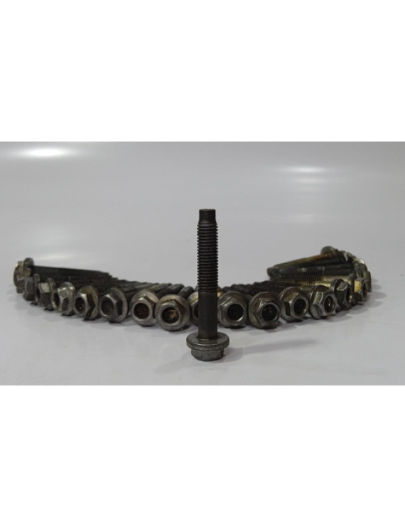 Kit Parafuso Mancal Comando Válvulas Volvo Xc60 2.0 T5 2015 Preto