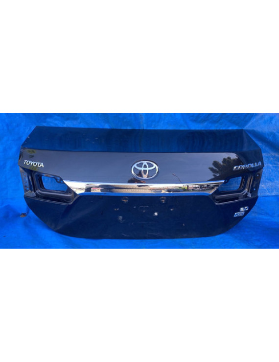 Tampa Traseira Corolla  2016 2017 2018 2019  Preto