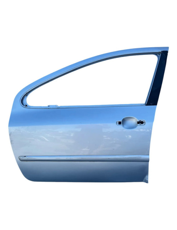 Porta Dianteira Esquerda Peugeot 307 Sw 2002 A 2012 Dianteira Esquerdo Prateado
