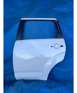 Porta Traseira Esquerda Outlander 2014 Avaria Amassada Traseira Esquerdo Branco