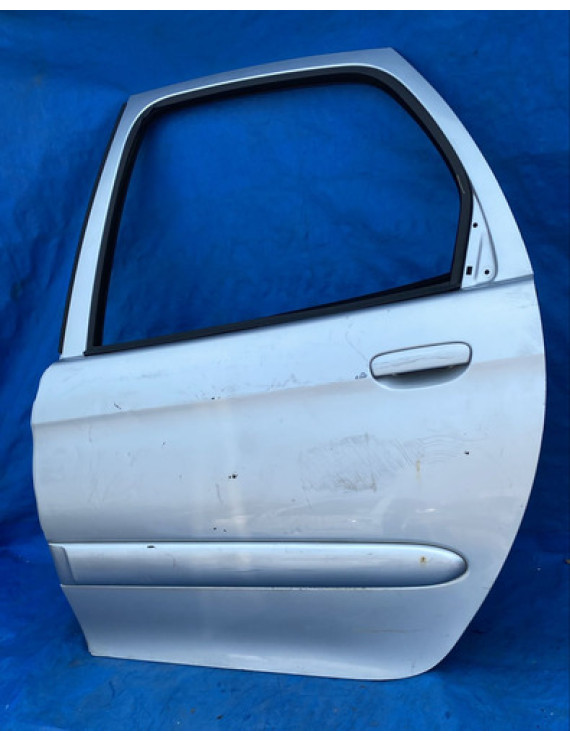 Porta Traseira Esquerda Xsara Picasso 2000 A 2012 Traseira Esquerdo Prateado