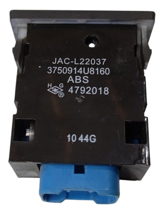 Botão Regulagem Farol Jac J3 2011 - 2015 Preto