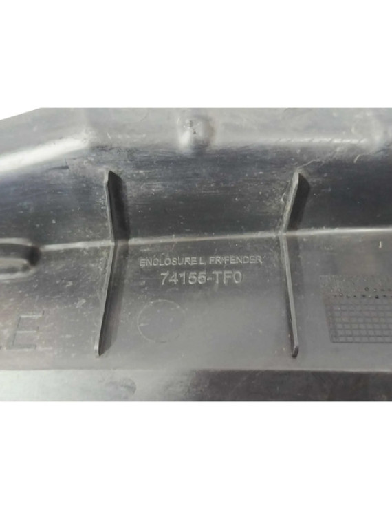 Acabamento Superior Paralama Esquerdo Honda Fit 2009 - 2014 Preto