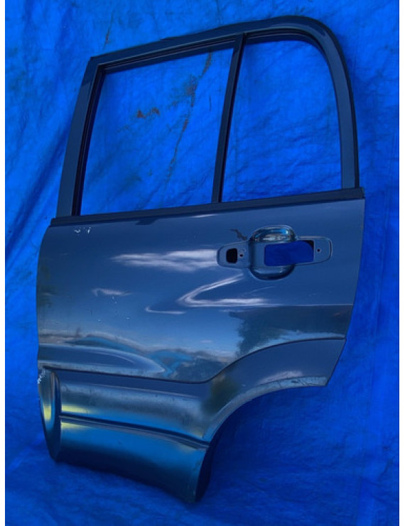 Porta Traseira Esquerda Tracker 2002 A 2008 Traseira Esquerdo Azul