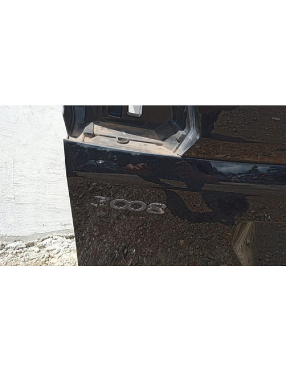Tampa Traseira Peugeot 3008 Griffe 2017 - 2020 Preto