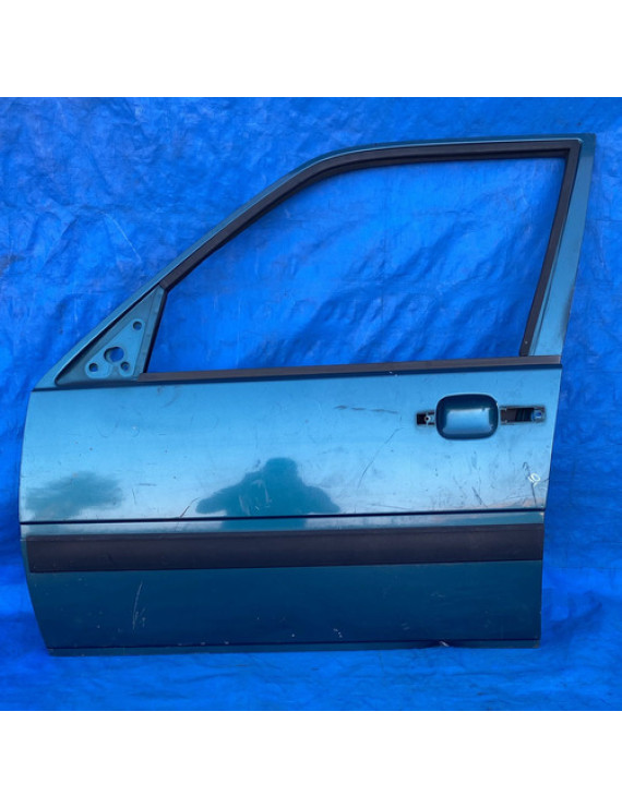 Porta Dianteira Esquerda Volvo 440 1993 A 1996 Dianteira Esquerdo Azul