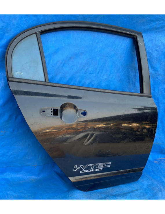 Porta Traseira Direita Honda Civic 2006 - 2011 Traseira Direita Preto