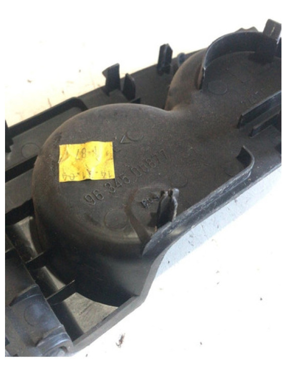 Porta Copos Console Central Peugeot 307 2007 - 2012 Preto