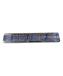Emblema Ecotec Tampa Traseira Tracker 2014 2015 2016 Azul-aço