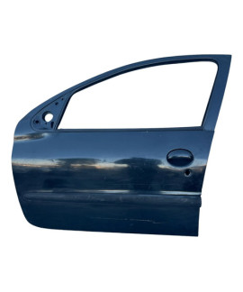 Porta Dianteira Esquerda Peugeot 206 207 1999 A 2012 Dianteira Esquerdo Preto