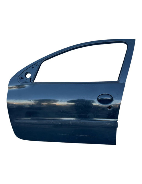 Porta Dianteira Esquerda Peugeot 206 207 1999 A 2012 Dianteira Esquerdo Preto