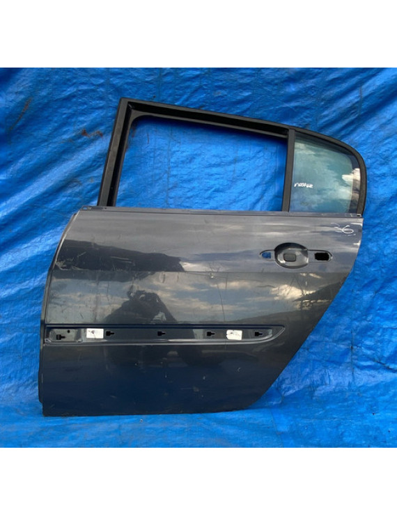 Porta Traseira Esquerda Megane 2006 A 2012 Traseira Esquerdo Preto