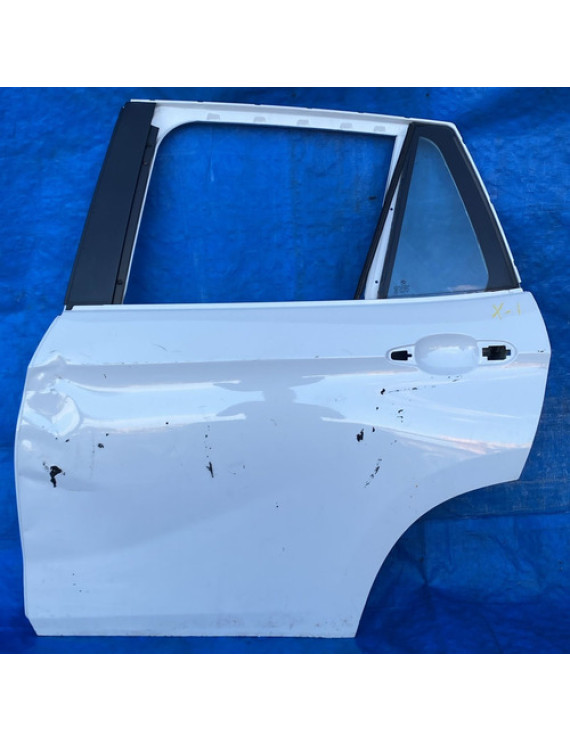 Porta Traseira Esquerda Bmw X1 2009 - 2015 / Detalhe Traseira Esquerdo Branco