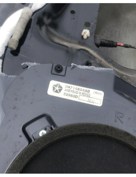 Porta Traseira Direita Pt Cruiser 2004 - 2008 Traseira Direita Preto