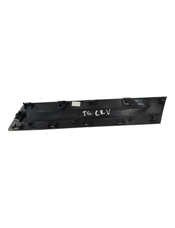 Friso Interno Forro Porta Traseira Esquerda Crv 2007 - 2011 Preto