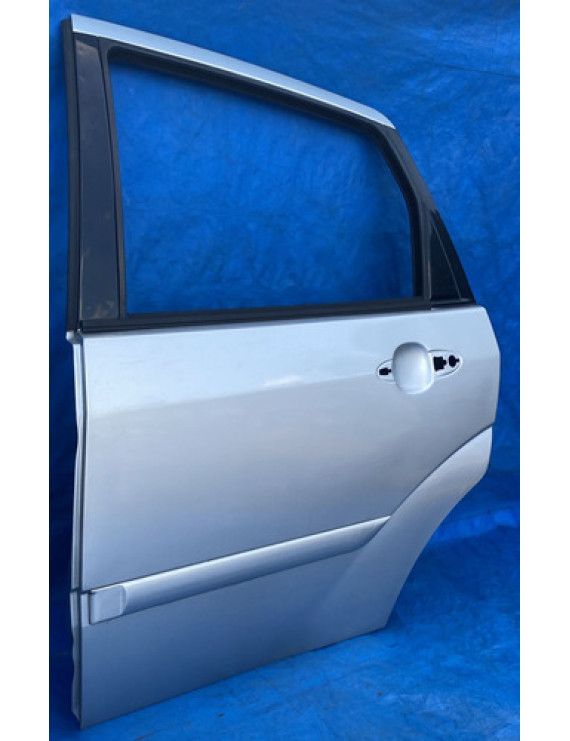 Porta Traseira Esquerda Focus Sedan 2000 A 2006 Traseira Direita Prateado