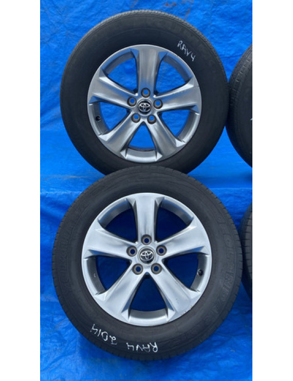 Jogo De Rodas Rav4 2013 2014 2015 2016 2017 2018 Aro 17 Preto