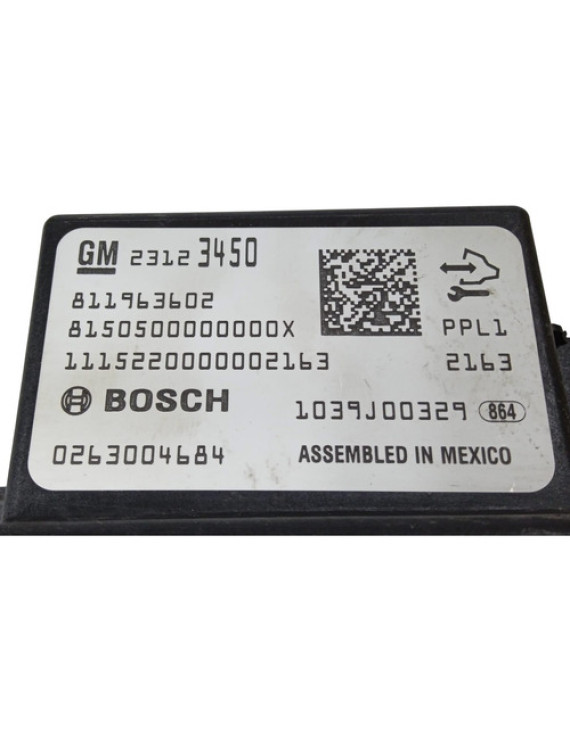 Módulo Sensor Estacionamento Spin 2013 - 2018 0263004684 Preto