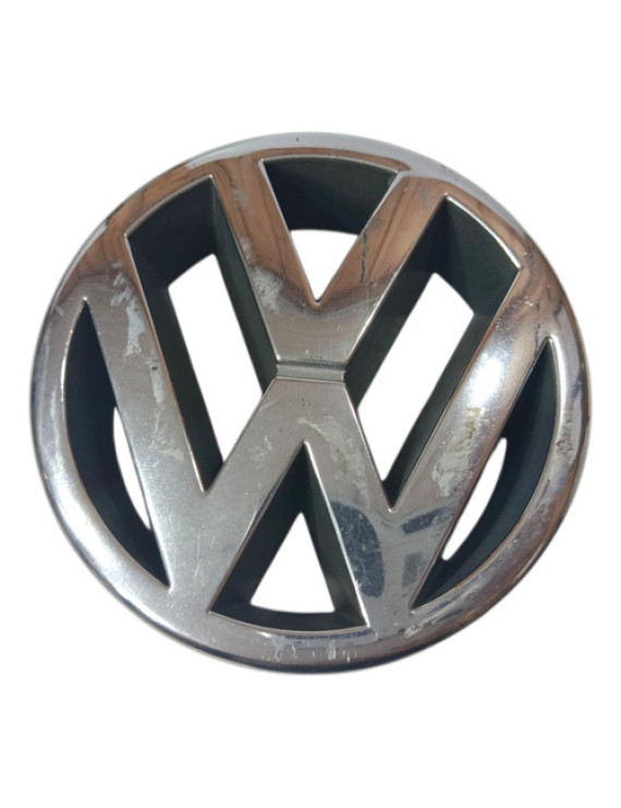 Emblema Grade Dianteira Saveiro Gol Fox 2003 - 2007 Prateado