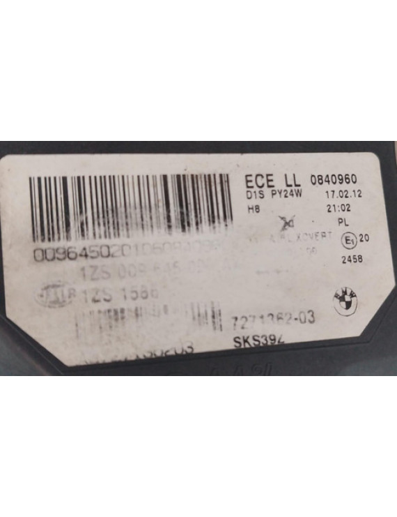 Farol Direito Bmw X6 2009 2010 2011 2012 2013 2014 Direito/passageiro