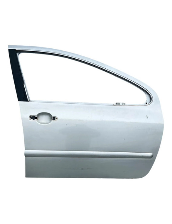 Porta Dianteira Direita Peugeot 307 Sw 2002 A 2012 Dianteira Direito Prateado