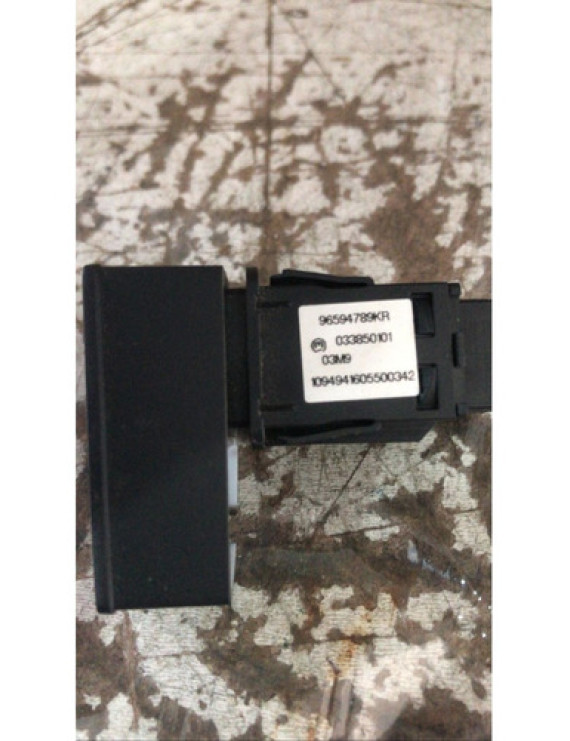 Comando Botão Pisca Alerta Citroën C5 2009 - 2013 Preto