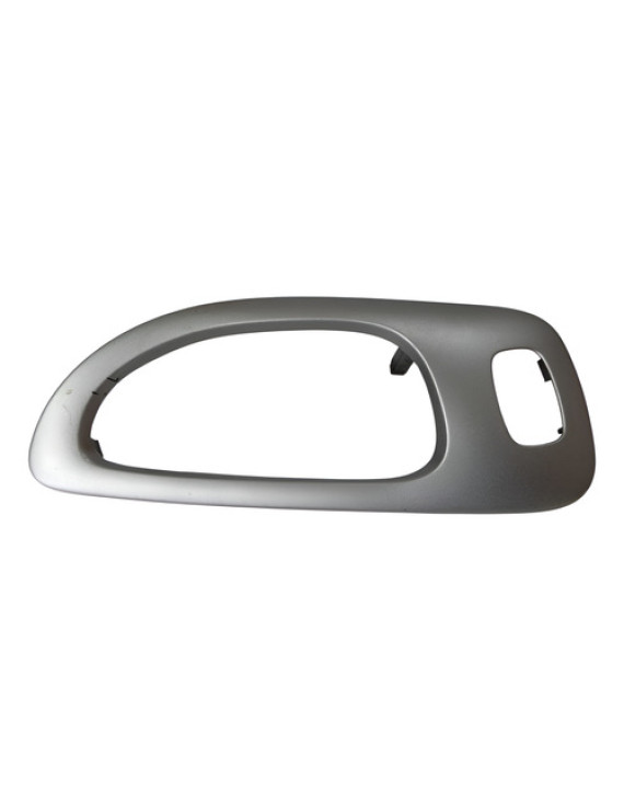 Moldura Maçaneta Interna Direita Peugeot 307 2005 - 2012 Prateado Dianteira/traseira