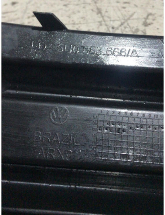 Moldura Farol De Milha Direito Saveiro Gol Voyage G5 2013 Preto