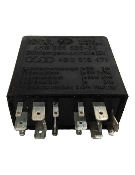 Relé Módulo Limpador Audi A3 2001 - 2005 / 4b0919471    12
