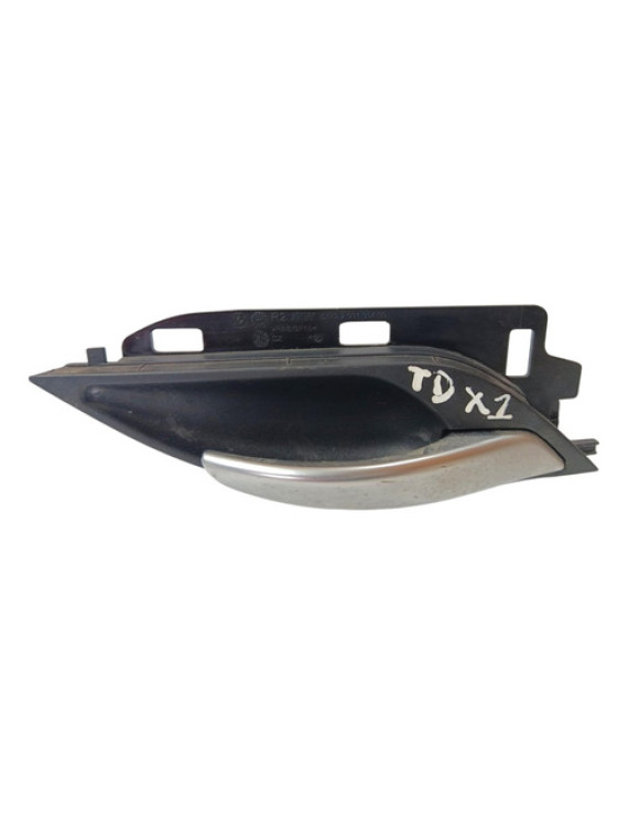 Maçaneta Interna Traseira Direita Bmw X1 2011 2012 2013 Preto Traseira