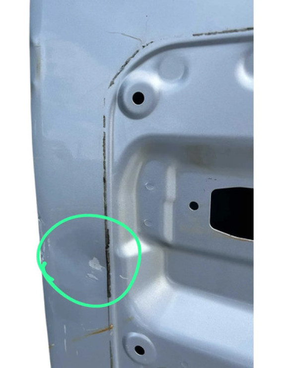 Tampa Traseira Pajero Full 2007 2008 2009 2010 2011 2012 Prateado