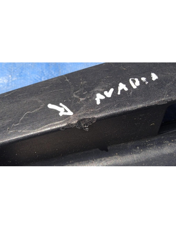 Moldura Placa Traseira Renault Megane 1995 - 1999 / Detalhe Preto