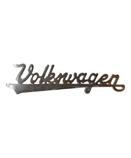 Emblema Volkswagen Fusca 1959 - 1970 Prateado