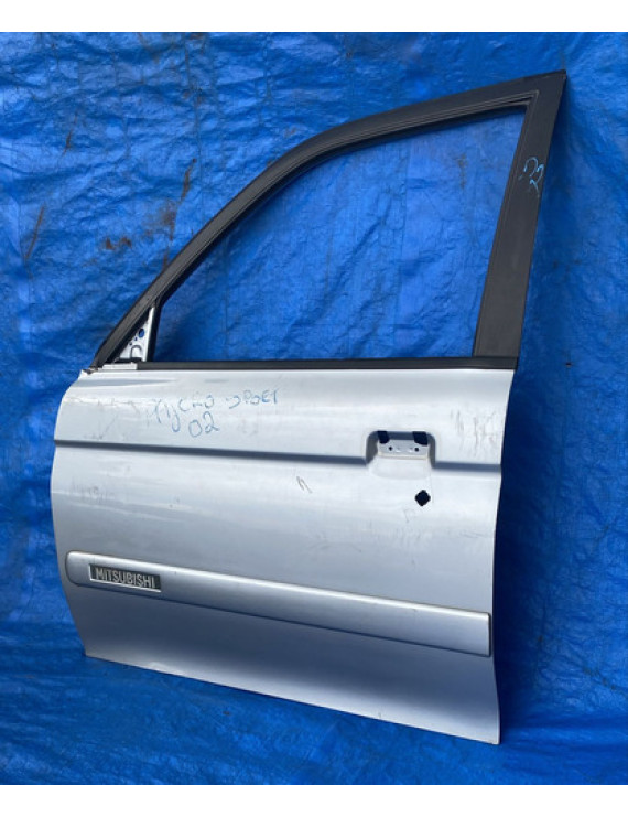 Porta Dianteira Esquerda Pajero Sport 2007 A 2012 Dianteira Esquerdo Prateado