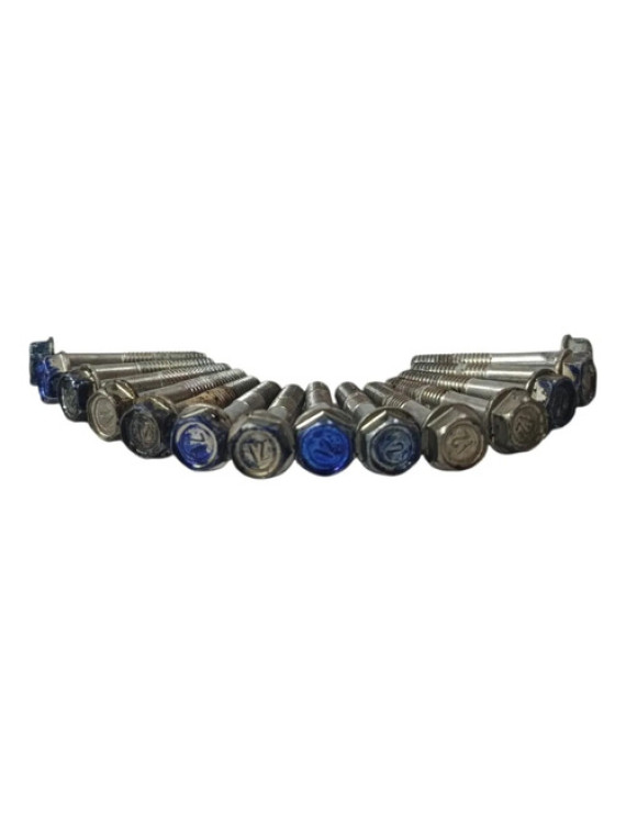 Kit Parafuso Tampa Carter Hrv 1.8 Flex 2016 - 2020 Prateado