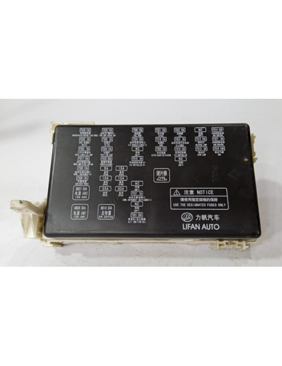 Caixa Fusíveis Central Lifan 620 2009 2010 2011 / B3722100a2