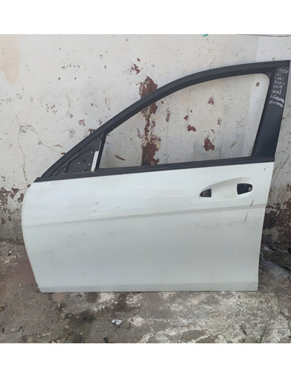 Porta Dianteira Esquerda Mercedes C180 2009 - 2011 Dianteira Esquerdo Branco