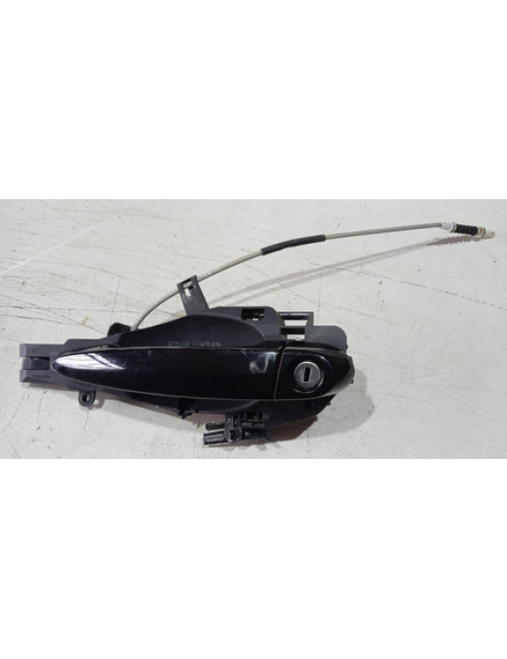 Maçaneta Externa Dianteira Esquerda Bmw X6 2012 Preto