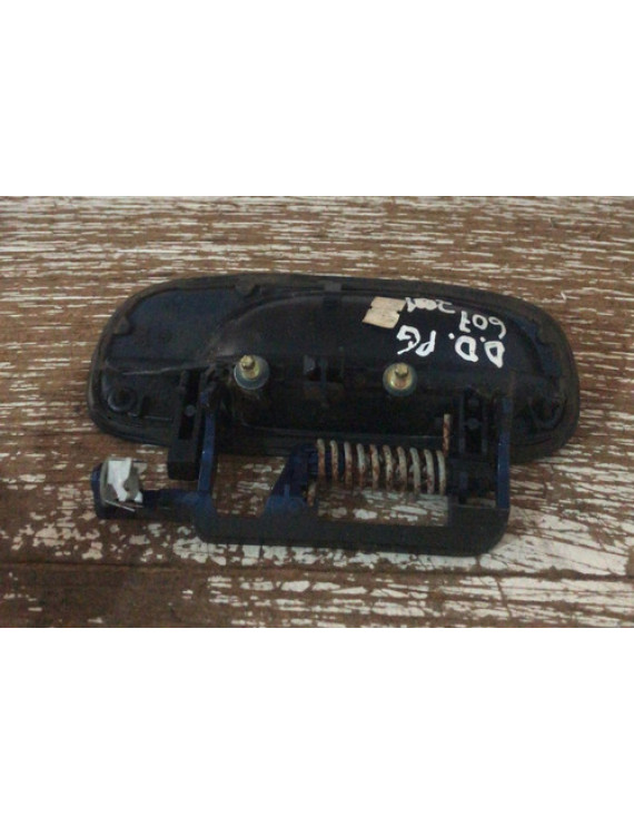 Maçaneta Externa Dianteira Direita Peugeot 607 2001 Preto