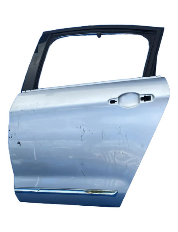 Porta Traseira Esquerda C5 Sedan 2008 2009 2010 2011 2012 Traseira Esquerda Prateado