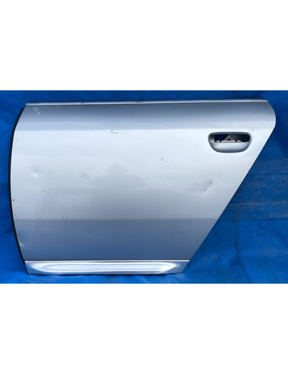 Porta Traseira Esquerda Audi A6 Allroad 2000 A 2005 Blindada Traseira Esquerdo Prateado